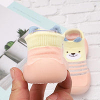 Baby Mesh knitted Cartoon Sock Shoes Cute Flats - PrettyKid