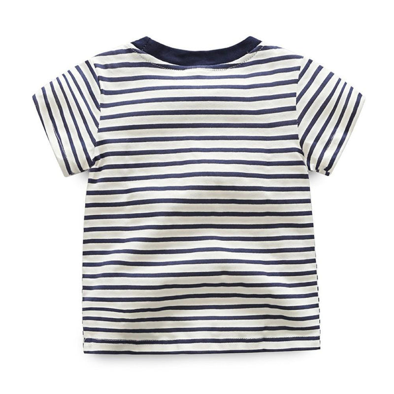 Boys New Style Summer Short Sleeve Boys' Tee Toddler Boy Tee - PrettyKid