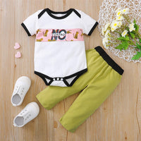 Baby Unisex No Control Animal Printed Romper & Pants Spanish Baby clothing Wholesale - PrettyKid