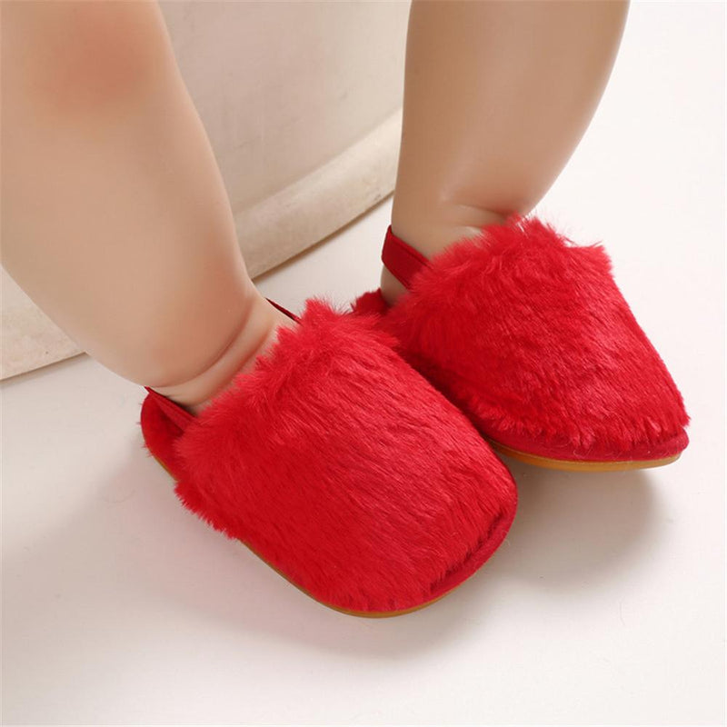 Baby Non-slip Fur Shoes Casual Sandals Baby Boys Winter Shoes - PrettyKid