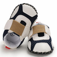 Baby Boys Non-slip Magic Tape Flat Toddler Shoes - PrettyKid