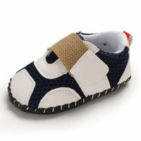 Baby Boys Non-slip Magic Tape Flat Toddler Shoes - PrettyKid