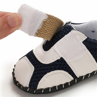 Baby Boys Non-slip Magic Tape Flat Toddler Shoes - PrettyKid