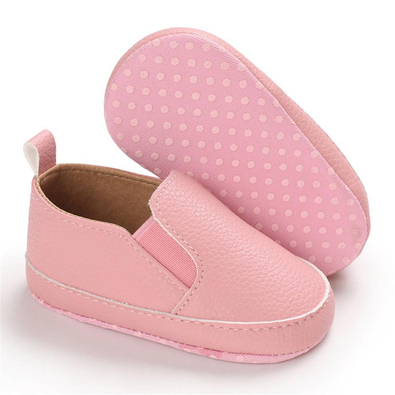 Baby Girls Non-slip Toddler Solid Slip On Sneakers - PrettyKid