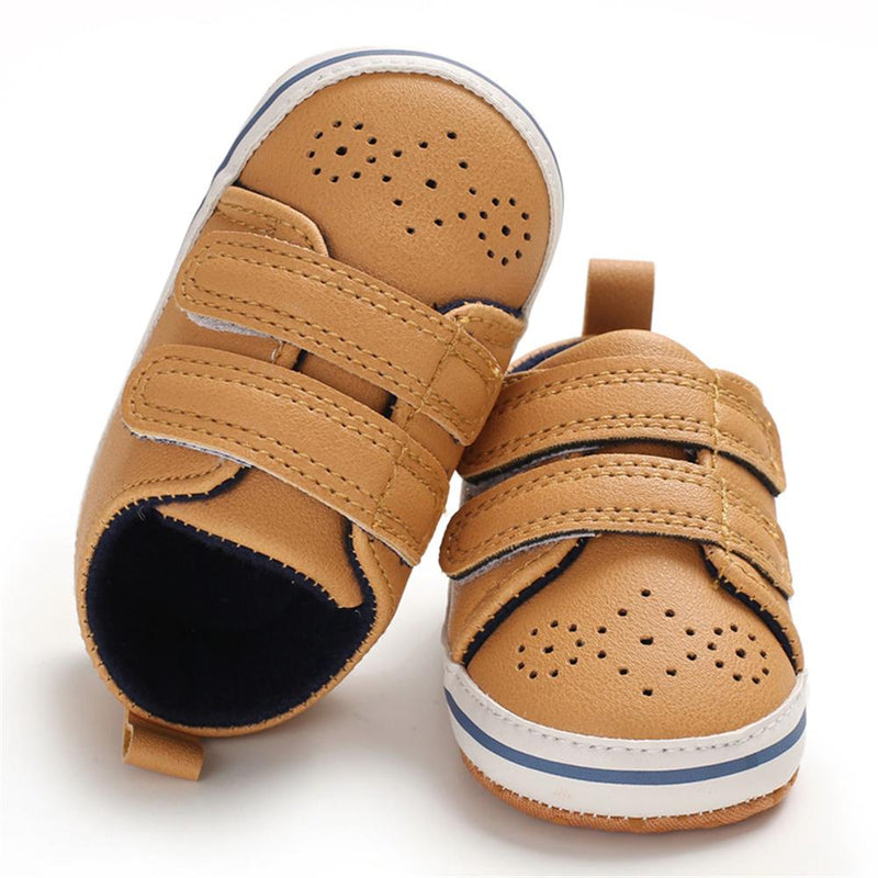 Baby Boys Non Slip Magic Tape Sneakers Baby Boy Shoes - PrettyKid