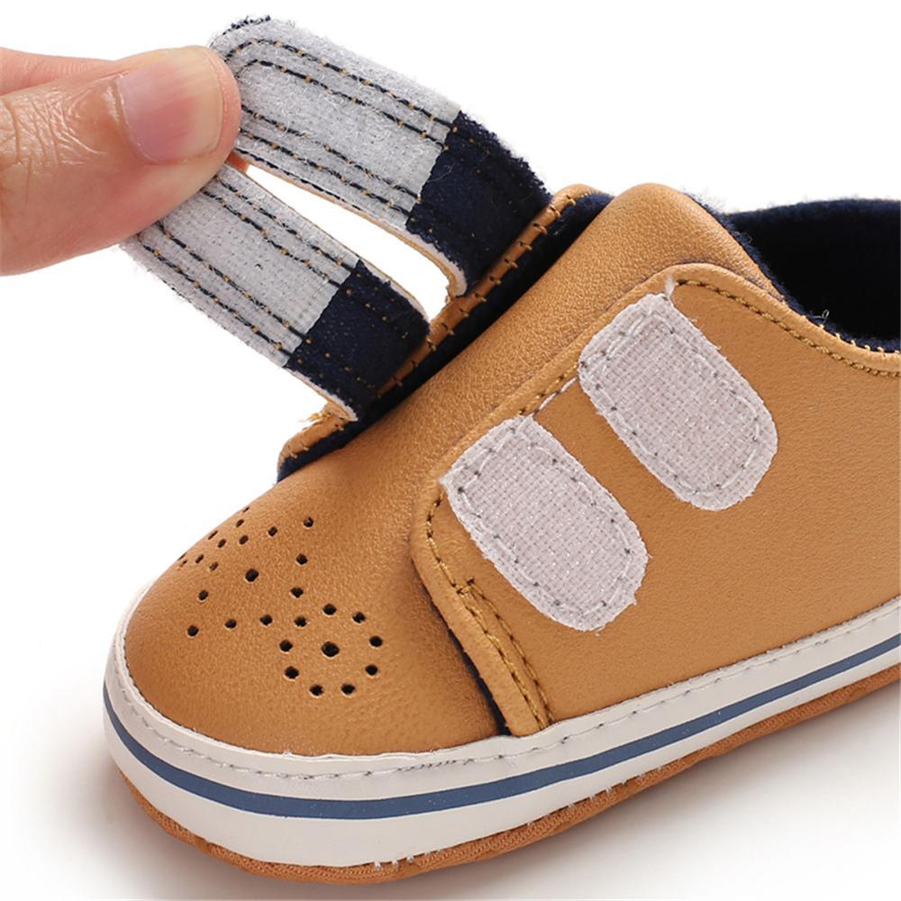 Baby Boys Non Slip Magic Tape Sneakers Baby Boy Shoes - PrettyKid