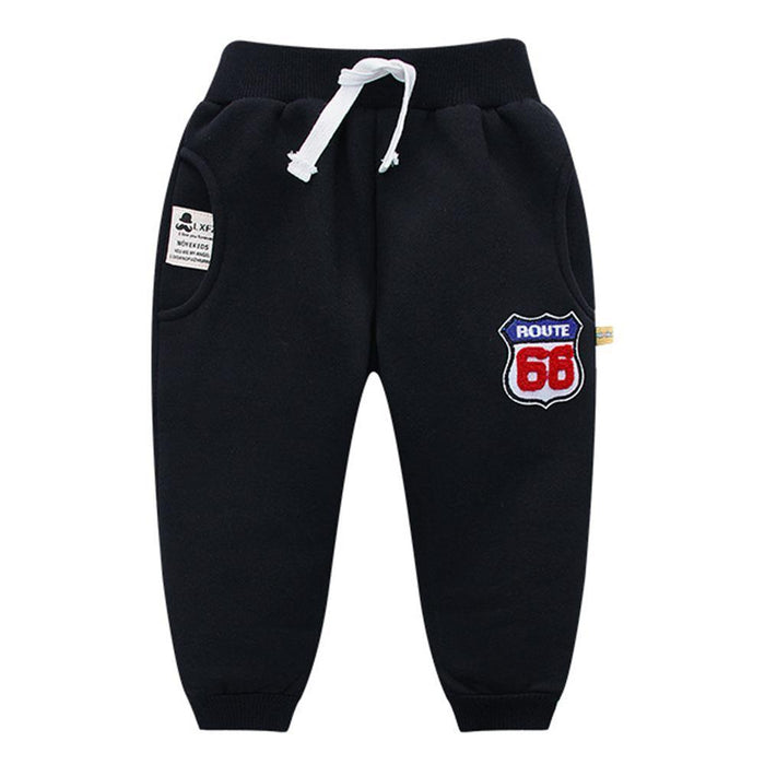 Boys Number Warm Pants Baby Boy Boutique Wholesale - PrettyKid