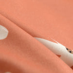 Toddler Girls Orange Flower Print Long Sleeve Suit - PrettyKid