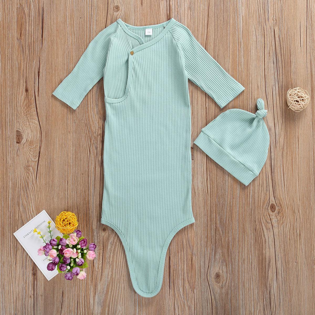 Baby's Long Sleeved Sleeping Bag Kick Proof Jumpsuit - PrettyKid