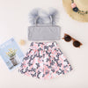 9M-4Y Toddler Girls Mesh Bow Sling Top And Butterfly Shorts Wholesale Girls Fashion Clothes - PrettyKid