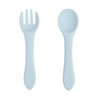 Baby‘s Silicone Tableware Food Grade Silicone Spoon Fork Set - PrettyKid