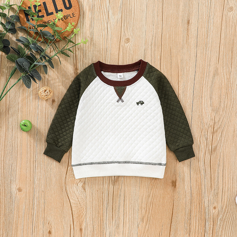 Children's Casual Long-sleeved Sweater+two-piece Trousers - PrettyKid