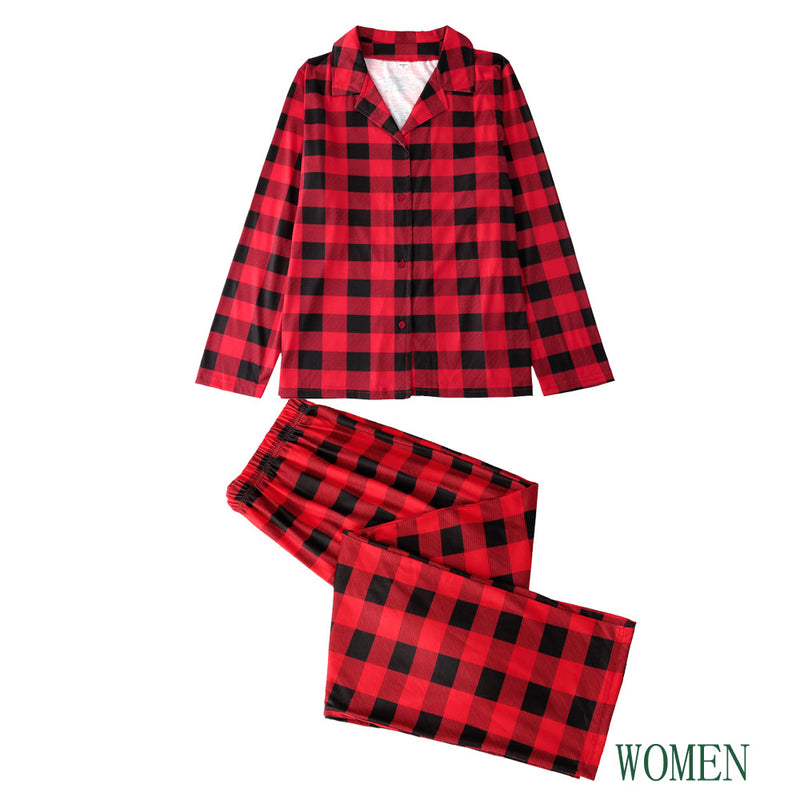 Parent-Child Plaid Long Sleeve Cardigan Sets Mommy And Me Wholesale - PrettyKid