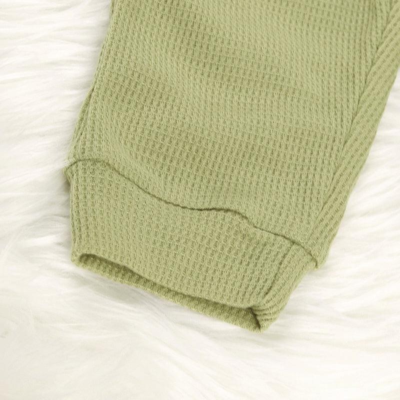 Toddler Kids Boys and Girls Solid Color Long Sleeved Leisure Suit - PrettyKid