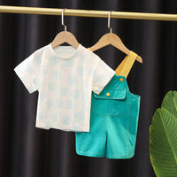 Strap Pants Suit Children's Two-piece Set