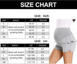Casual Women's Knitted Shorts Babywearing Pants Maternity Pants - PrettyKid