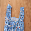 Toddler Kids Girls Printed Suspender Shorts Two Piece Set Children's Boutique Wholesale Suppliers - PrettyKid