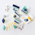 5PCS Children's Summer Breathable Thin Section Mesh Sports Cotton Socks - PrettyKid