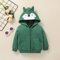 Children's Long Sleeved Children's Suit Cartoon Coat Pants Two-piece Set - PrettyKid