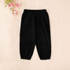 Toddler Kids Black Sleeveless Vest Top Pants Sportswear Set - PrettyKid
