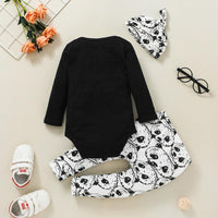 Baby Boys Cartoon Panda Printed Long Sleeve Suit - PrettyKid