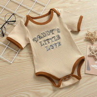 Baby Clothing Wholesale Embroidered Letter Jumpsuit - PrettyKid