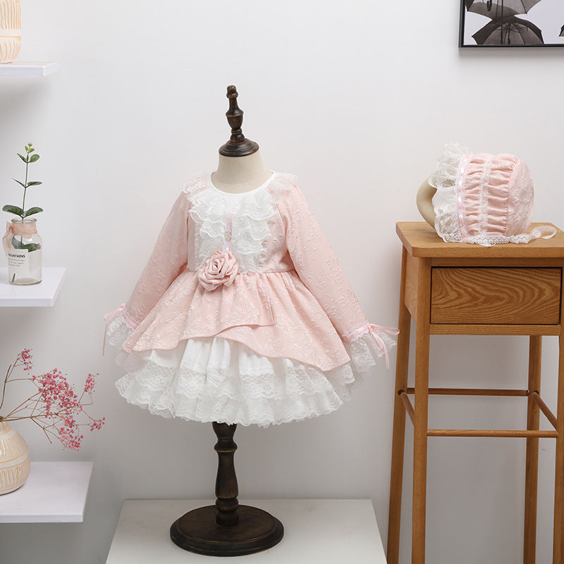 Spring New Girls Lolita Dress Set - PrettyKid