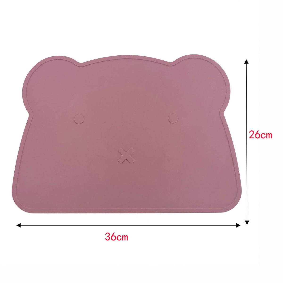 Silicone Mat Bear Solid Color Thermal Insulation Mat Food Grade Silicone Baby Mat - PrettyKid