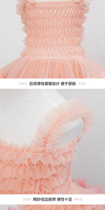Baby Girl Princess Puffy Sarong Dress Dress - PrettyKid