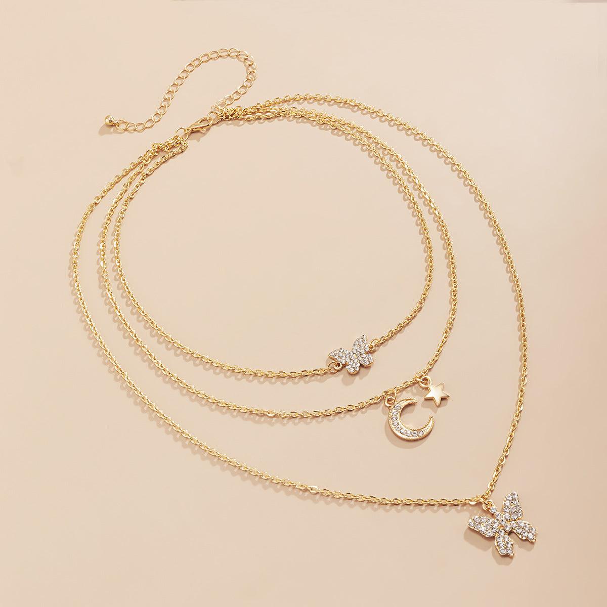 Multilevel Butterfly Clavicle Chain - PrettyKid