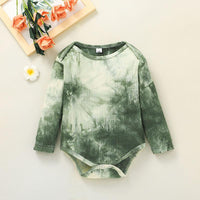 Baby Boys Girls Tie Dyed Long Sleeve One-piece Suit - PrettyKid