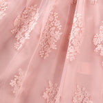 Girls' Dress Summer Pink Lace Skirt Sweet Princess Skirt Embroidery Large Children's Gauze Skirt