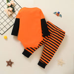 Baby Boy Girl Halloween Funny Jumpsuit Pants 2-piece Set Wholesale Baby Clothes Near Me - PrettyKid