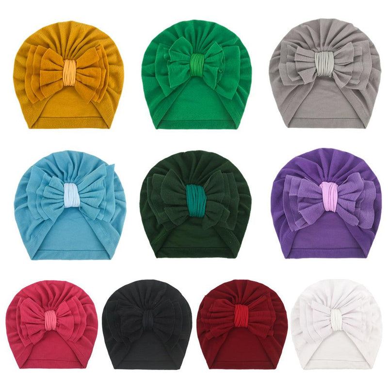 Autumn and Winter Children's Bow Hat Girls' Warm Hat - PrettyKid