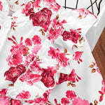 Children Girls Floral Print Long Sleeve Dress - PrettyKid
