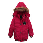 Children's Cotton Jacket Winter Boys Thickened Warm Cotton Jacket Coat - PrettyKid