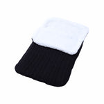 Baby Solid Pad Thickened Winter Knitted Sleeping Bag Hug Blanket - PrettyKid