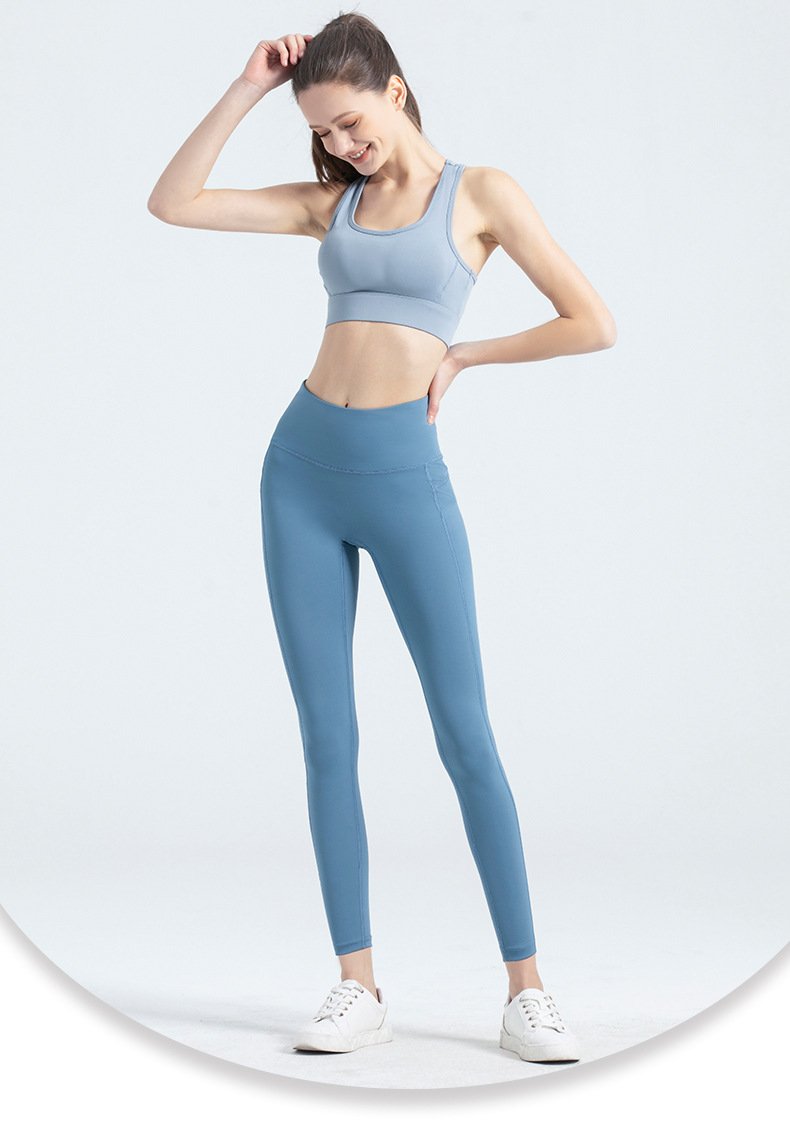 Women's Yoga leggings Fitness Capri Pants High Waist Elastic Tight