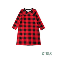 Parent-Child Plaid Long Sleeve Cardigan Sets Mommy And Me Wholesale - PrettyKid