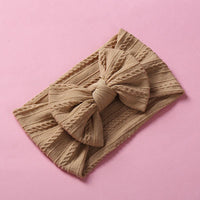 Baby Butterfly Hair Band Soft Jacquard Nylon Girls Wide Scarf Kids Designer Wholesale - PrettyKid