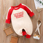 Infant Children's Clothing Autumn Color Matching Long Sleeve Crawling Suit - PrettyKid