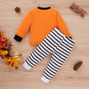 Toddler Kids Solid Letter Stripe Suit Children's Fashion Clothing Wholesale - PrettyKid