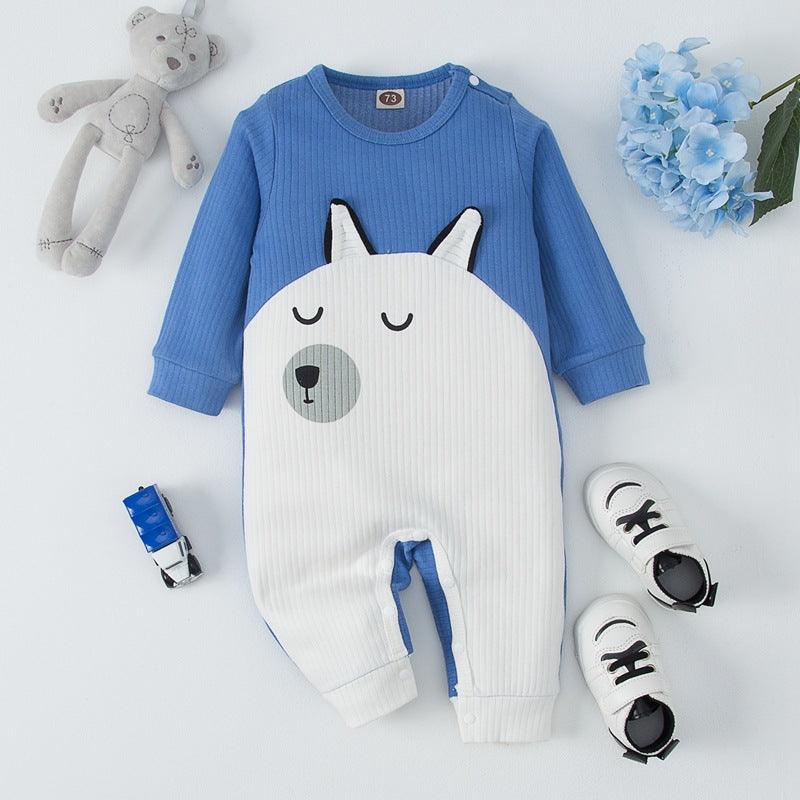 Baby Boys Cute Cartoon Animal Modeling Jumpsuit - PrettyKid