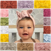 Children's Wide Brimmed Butterfly Headband Baby Knotted Headband - PrettyKid