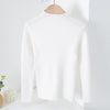 Toddler Kids Solid Color Half High Neck Sweater Knitted Base Top - PrettyKid