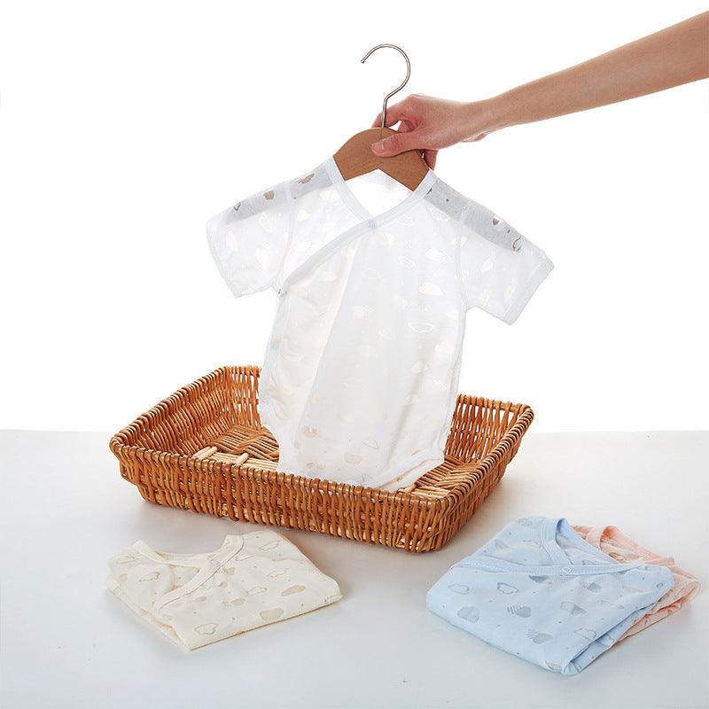 Newborn short-sleeved one-piece summer dress