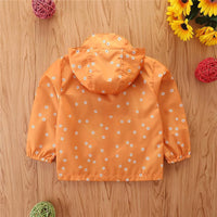 Children's Long Sleeved Printed Hooded Jacket - PrettyKid