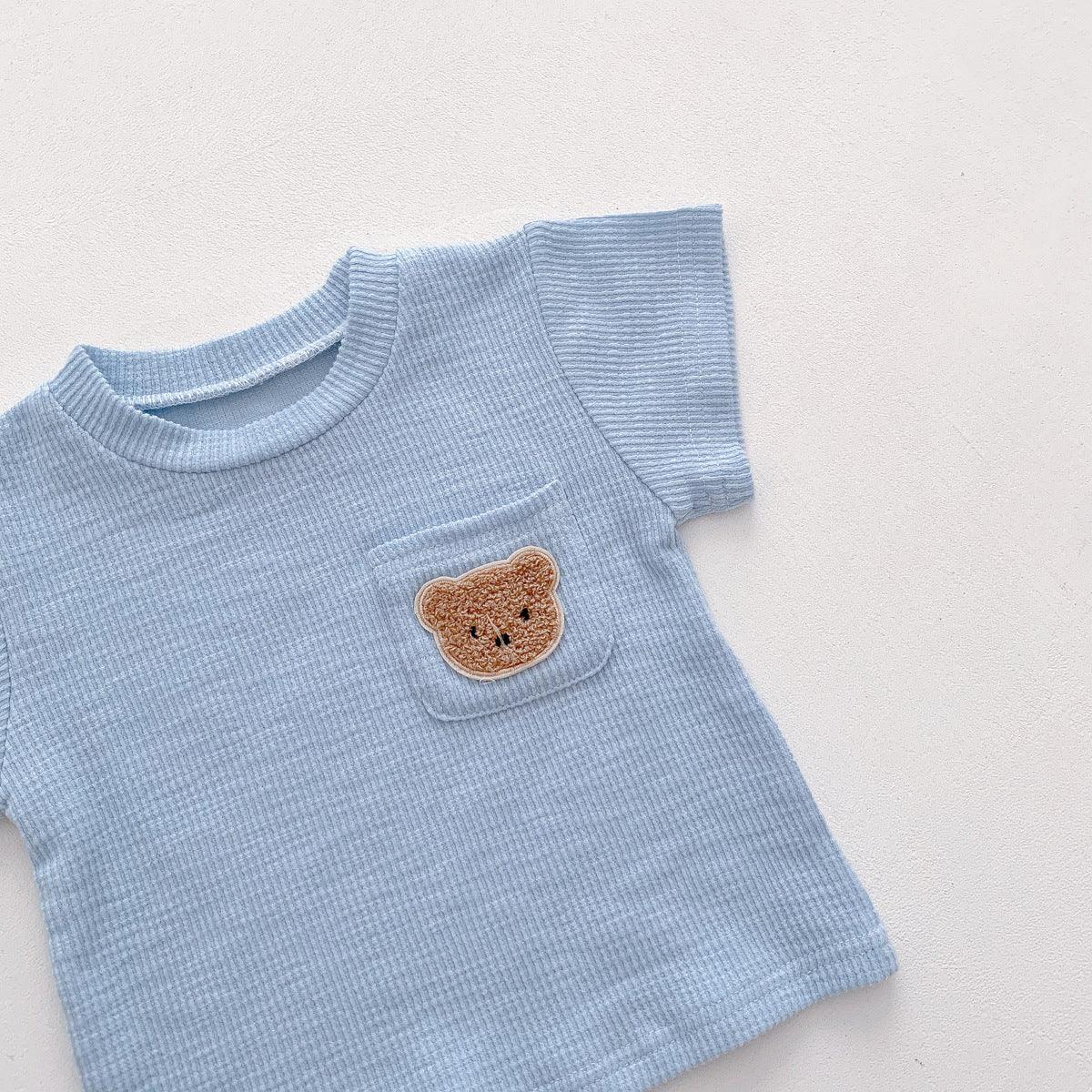 Children's Summer Thin Bear Suit - PrettyKid