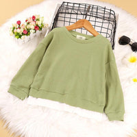 Toddler Kids Boys and Girls Solid Color Long Sleeved Leisure Suit - PrettyKid