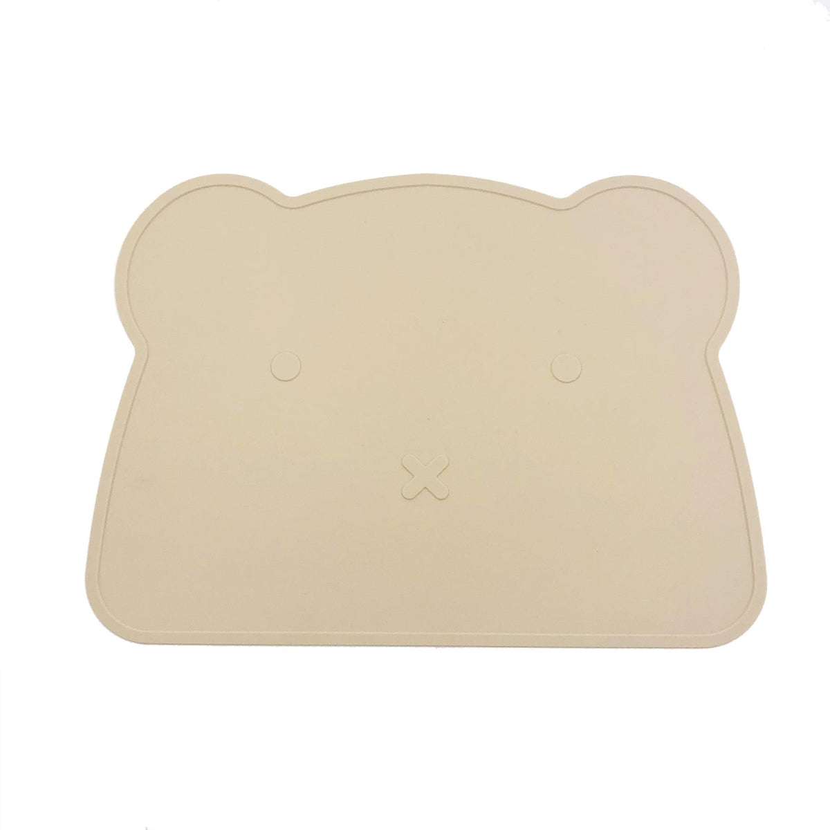 Silicone Mat Bear Solid Color Thermal Insulation Mat Food Grade Silicone Baby Mat - PrettyKid